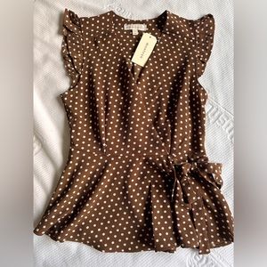 Beautiful polka dot blouse
